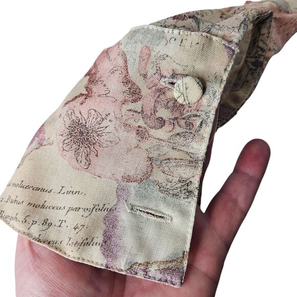 LAURA ASHLEY Vintage Y2K Blouse 100% Wool Size 6 Chain Cuff Links Victorian RARE - Picture 6 of 13